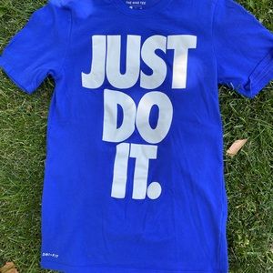 Blue Nike t-shirt